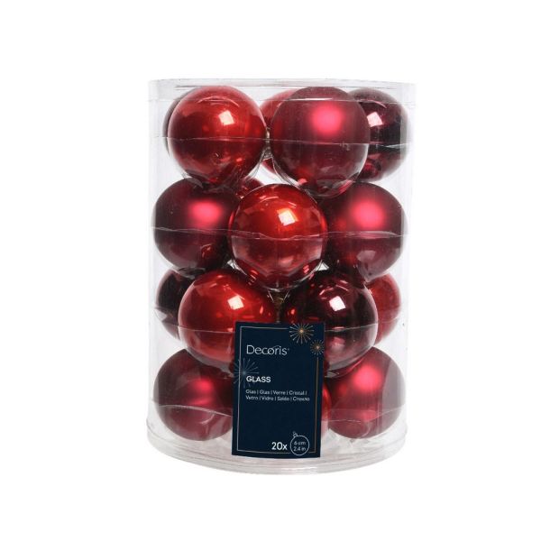 Tub Of 20 Red Mix 6cm